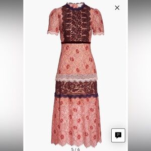 Foxiedox sadie lace floral dress size 2 NEW